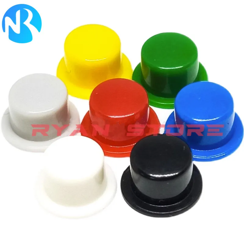 1000PCS A101 Tactile Push Button Switchs Round Cap 5.5*4.5MM Hat Shape For 6X6 6*6MM Tact Micro Switch Inner Hole 3.1MM 3.4MM