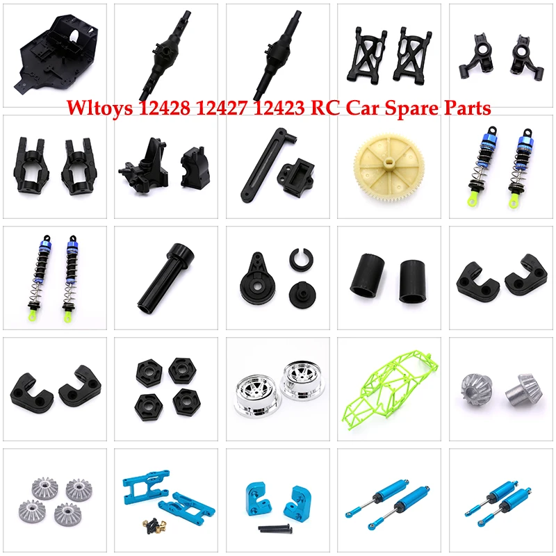 

Wltoys 12428 12427 12423 Запасные части для радиоуправляемых автомобилей Класс/задний мост/рычаг/передняя коробка/шестерня/соединительная деталь и т. д. Оригинальные аксессуары