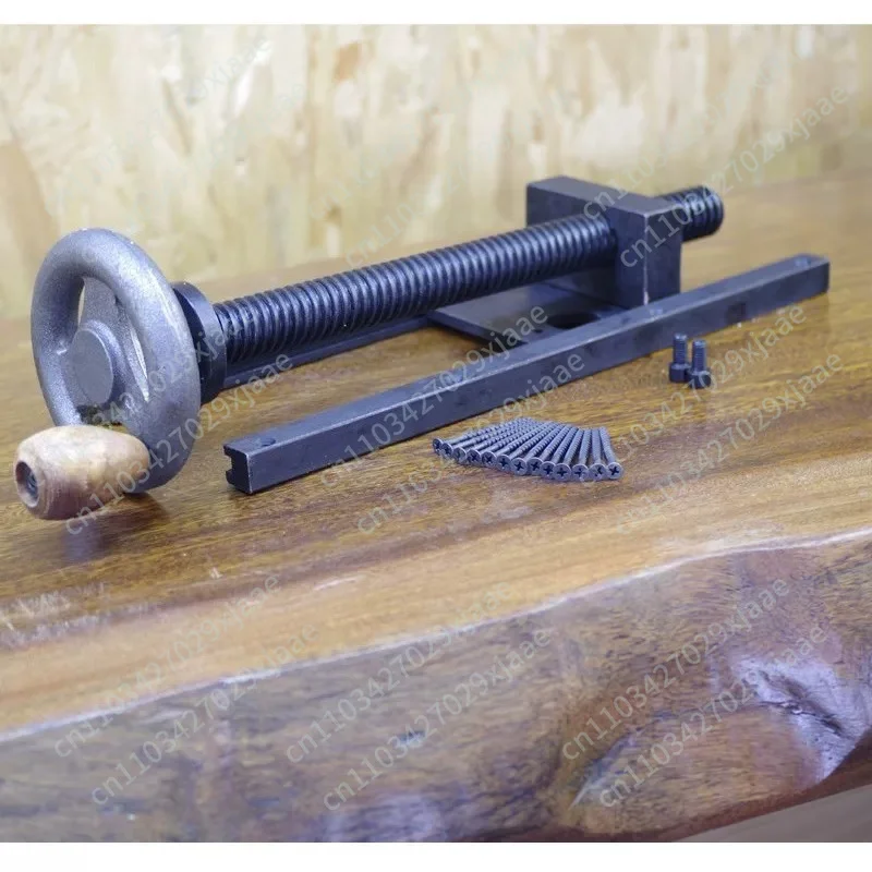 TV4530 Woodworking Tools Fixture Screw Double Helix Counter-Rotary Table Tailvise  Workbench Woodworking Table Tail Pliers Clamp