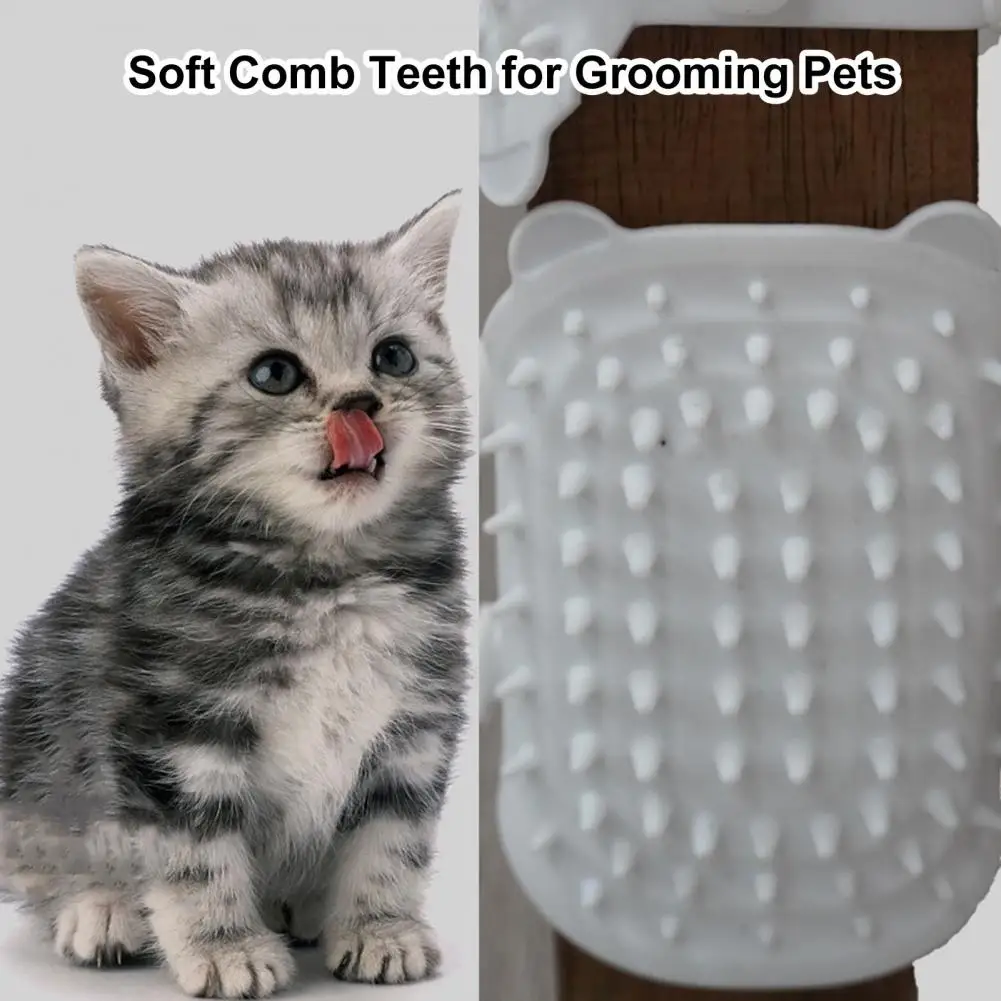 Soft Comb Teeth for Grooming Pets Stress-reducing Pet Grooming Tool Stress-relieving Pet Tickling Round Tip Back for Soothing