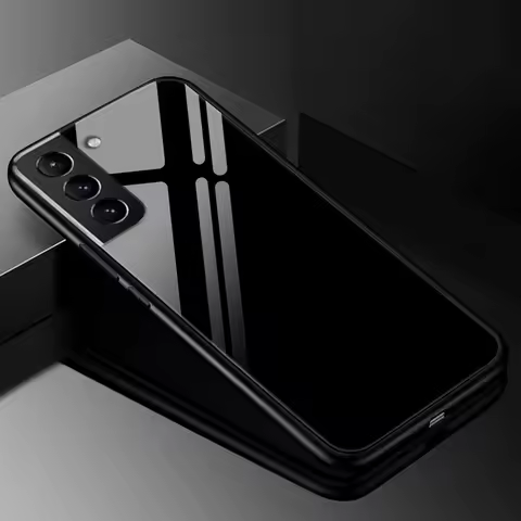 Tempered Glass Phone Case For Samsung S8 S20 Cover S21 Plus Ultra S21+ S21Plus Luxury Protection Hard Back Bumper S 21 S21Ultra