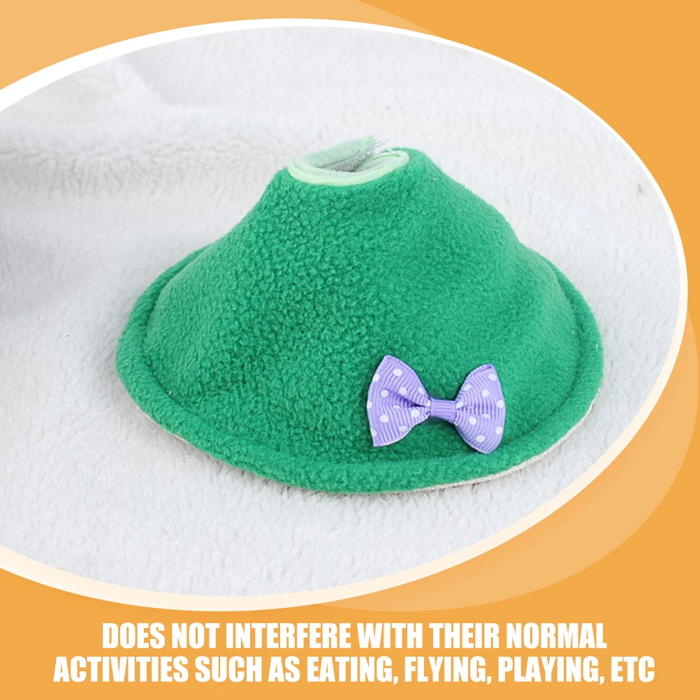 

4pcs Anti Bite Collar Parrot Cones Cotton Linen Bird Neck Protector Prevent Pecking Promote Healing Pet Supplies