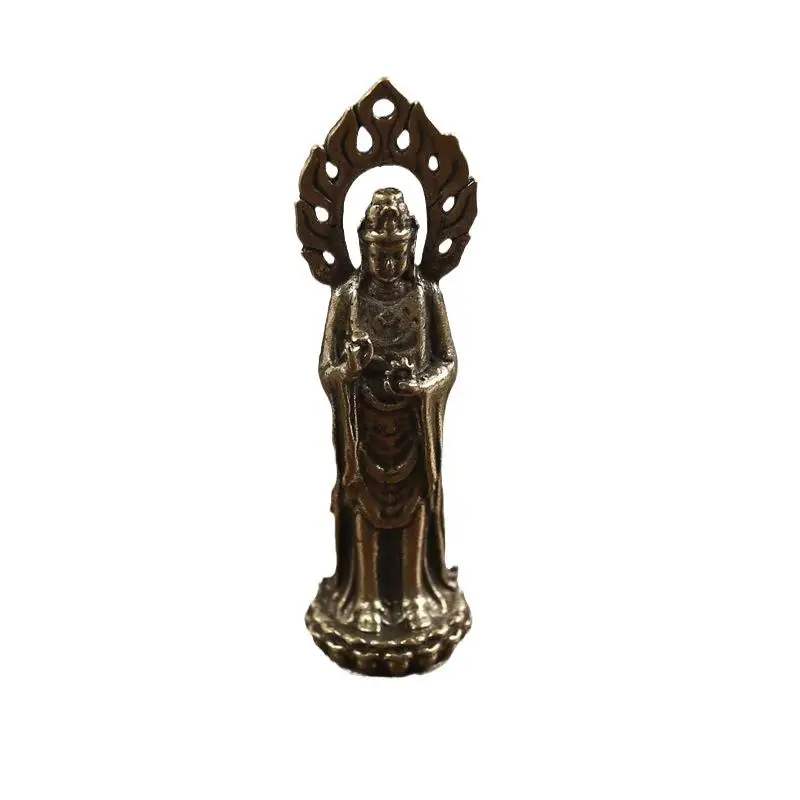 Bodhisattva Buddha Statue Desktop Decoration Handicraft Buddhist Decor Buddha Guanyin Statue