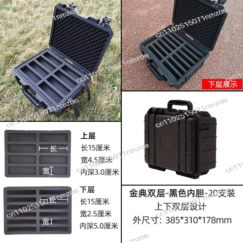 Collection Box Portable Folding Knife Storage Box  24 36 32 20 slots Outdoor Toolbox waterproof