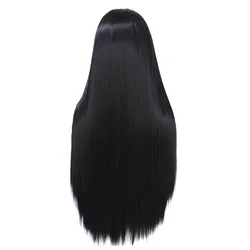 Peluca de encaje completo para mujeres negras, cabello humano liso de 24 pulgadas, Hd, sin pegamento, predesplumada