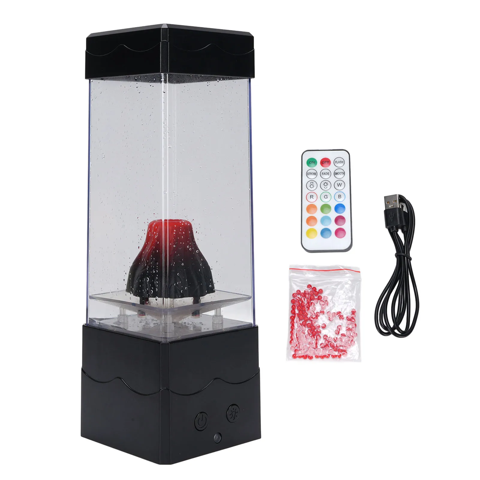 Lamp Volcanic Table Lamp LED Light Source Multiple Lighting Modes Multifunctional Plastic Eye Catching for Living Room