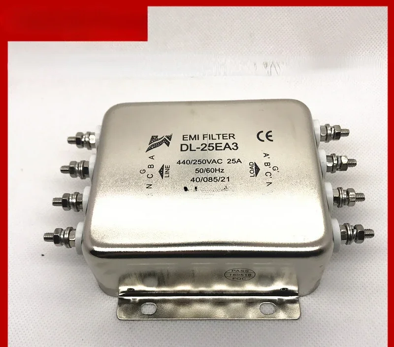 [ZOB] 100% NEW and original Jianli DL-25EA3 EMI Industrial grade power filter for three-phase four wire