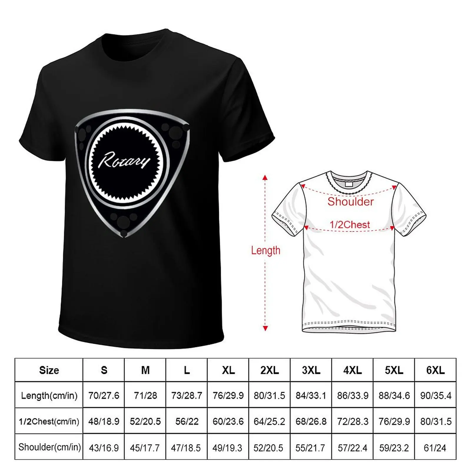 PISTON-ROTARY-ROTARY T-Shirt man t shirt graphic T-Shirt