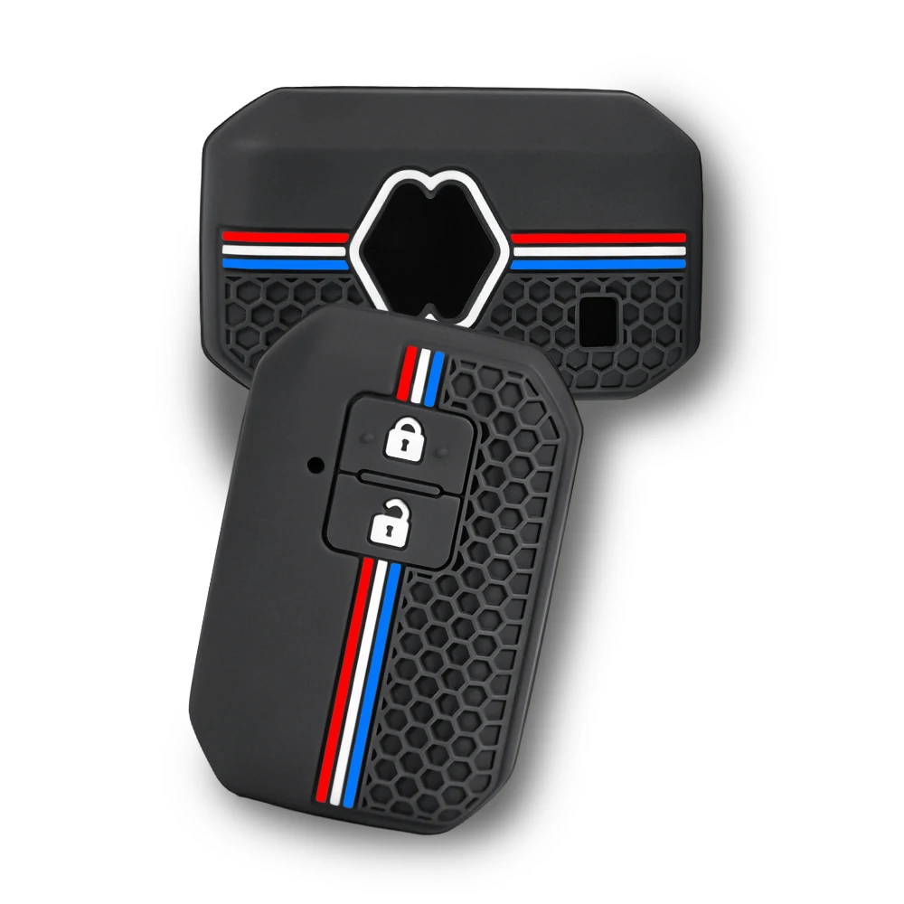 Silicone Key Case Cover For Suzuki Swift 2017 2018 Keyless Fob Shell Skin Keyring Key Chain Holder Protector - view 4