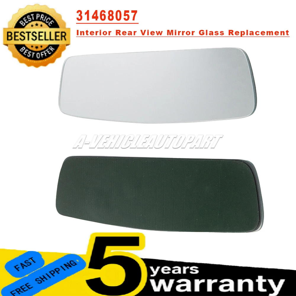 Interior Rear View Mirror Glass Replacement 31468057 For Volvo V40 V40XC V40CC 2013-2021