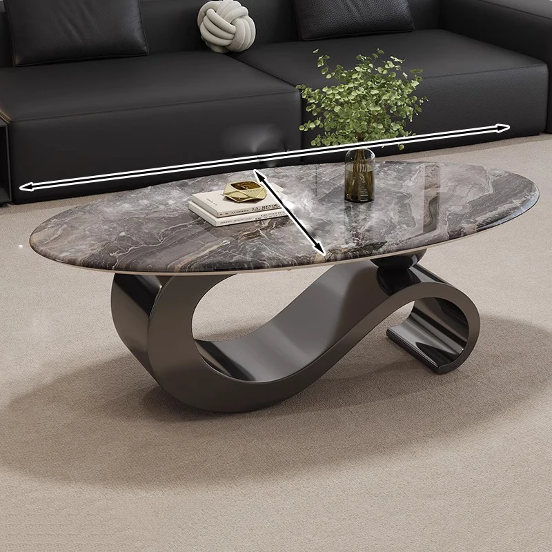 ii-Luxury Designer Coffee Table Living Room Modern Organizer Standing Moving Side Table Writing  Lounge Suite Furniture