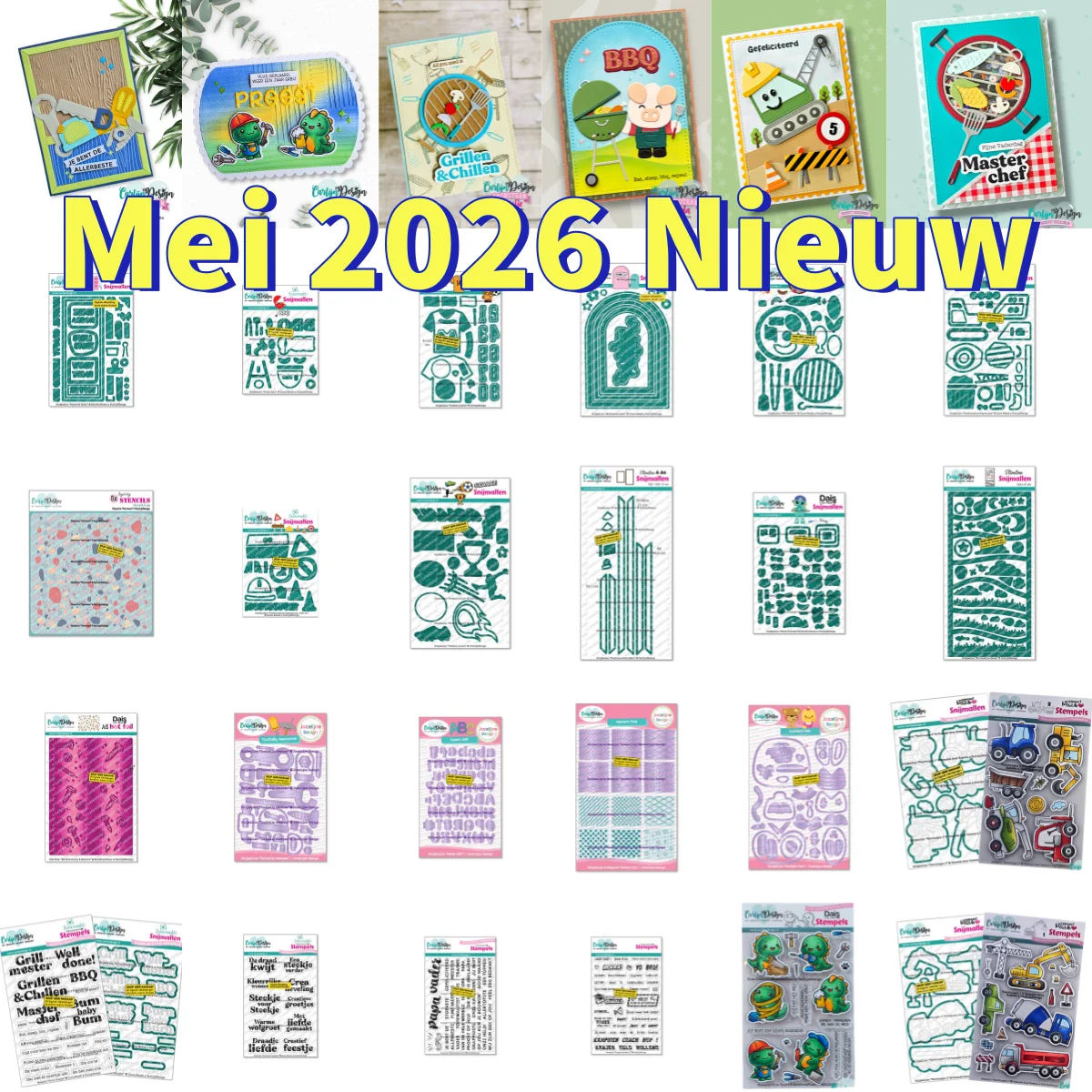 Voetbal Shirts Robot BBQ Metal Cutting Dies Clear Stamps Hot Foil for DIY Scrapbook Decoration Embossing Template May 2026 New