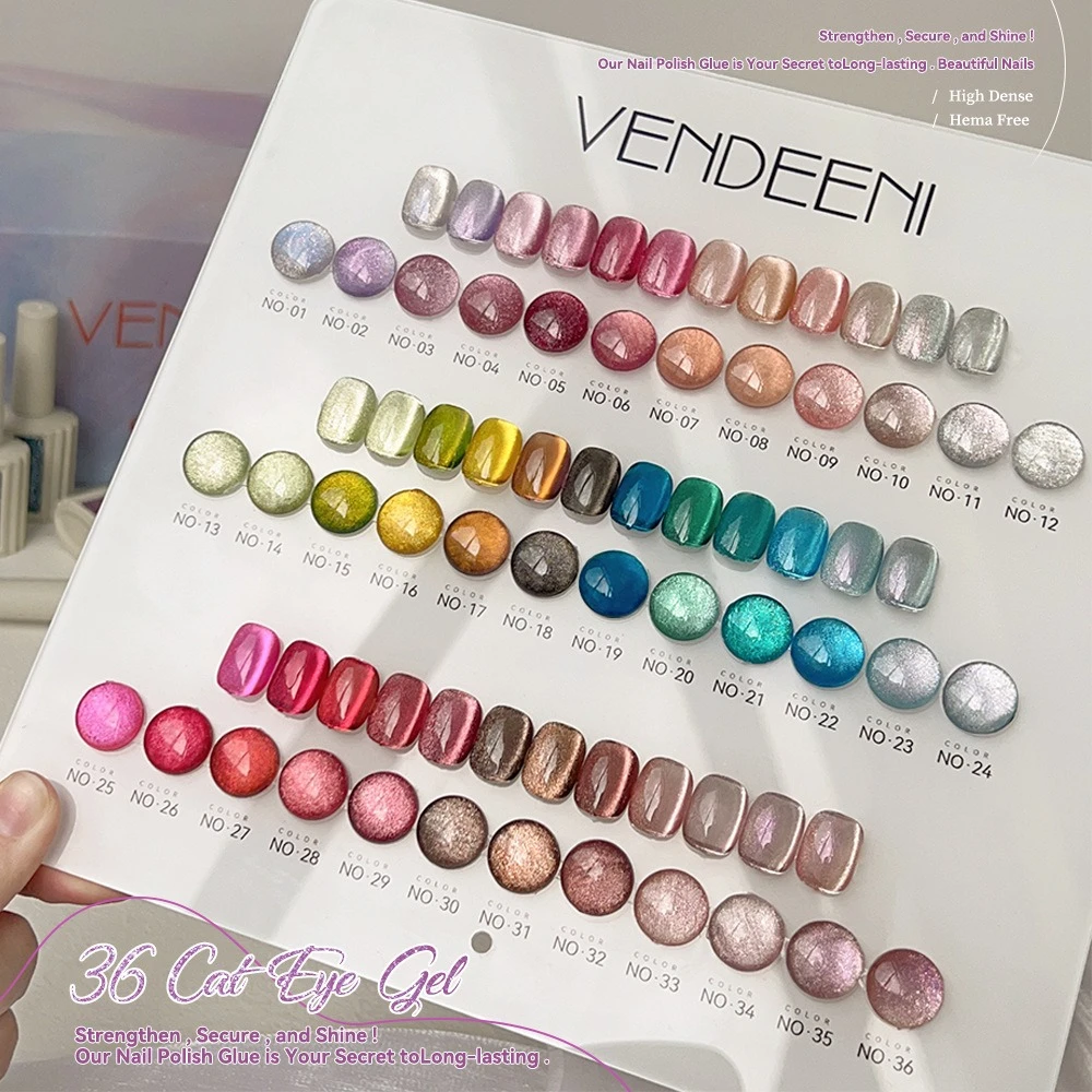 

36Colors Crystal Cat Magnetic Nail Gel Polish 15ml Full Coverage Varnis Semi Permanent Super Gorgeous UV/LED Gel varnishes