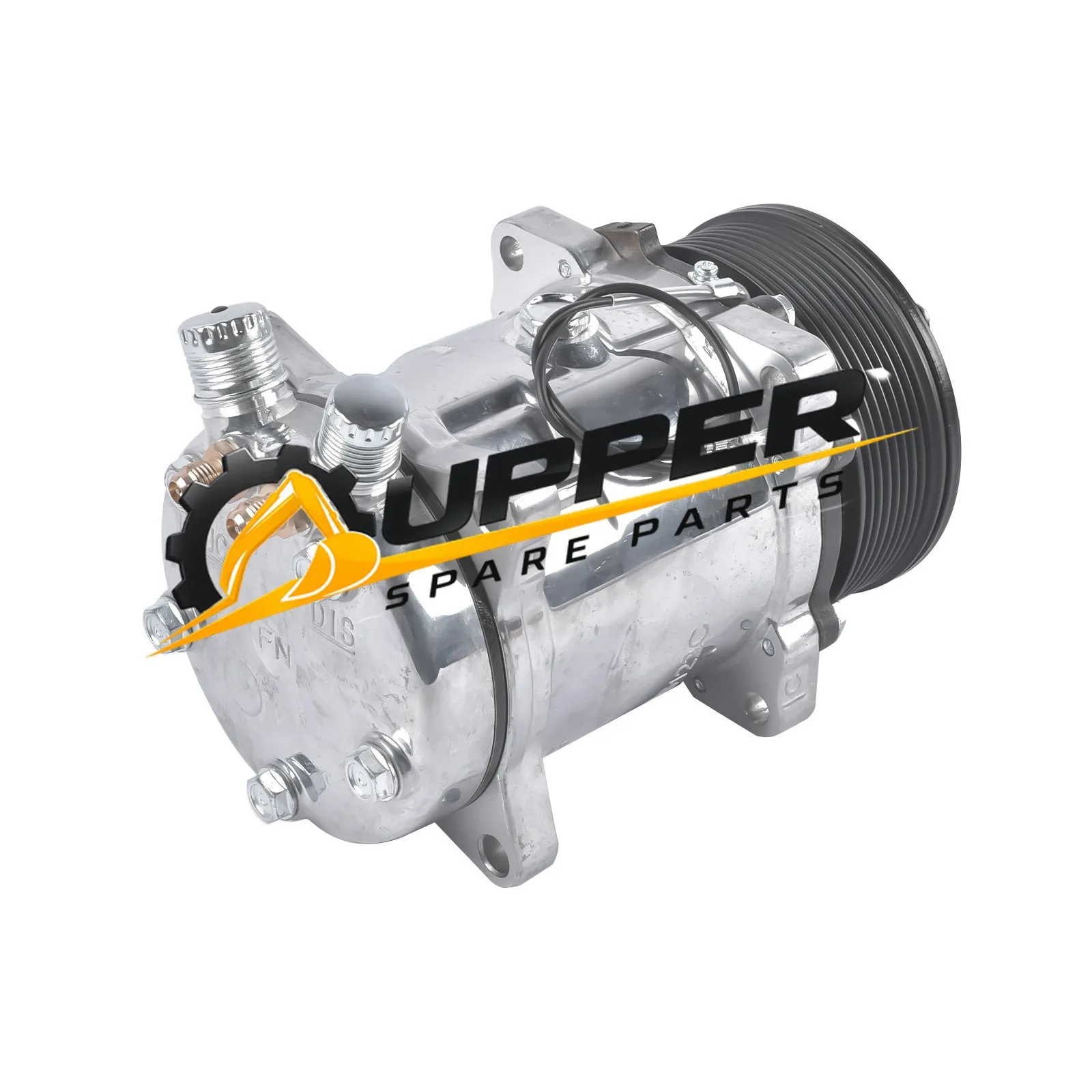 For Sanden 508 Style Serpentine Belt A/C Compressor W/ 8-Groove Pulley HC5002C