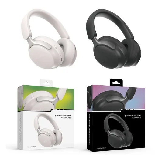

2025 New QC65 Ultra Wireless Bluetooth Headset Eartips with Leather Bag