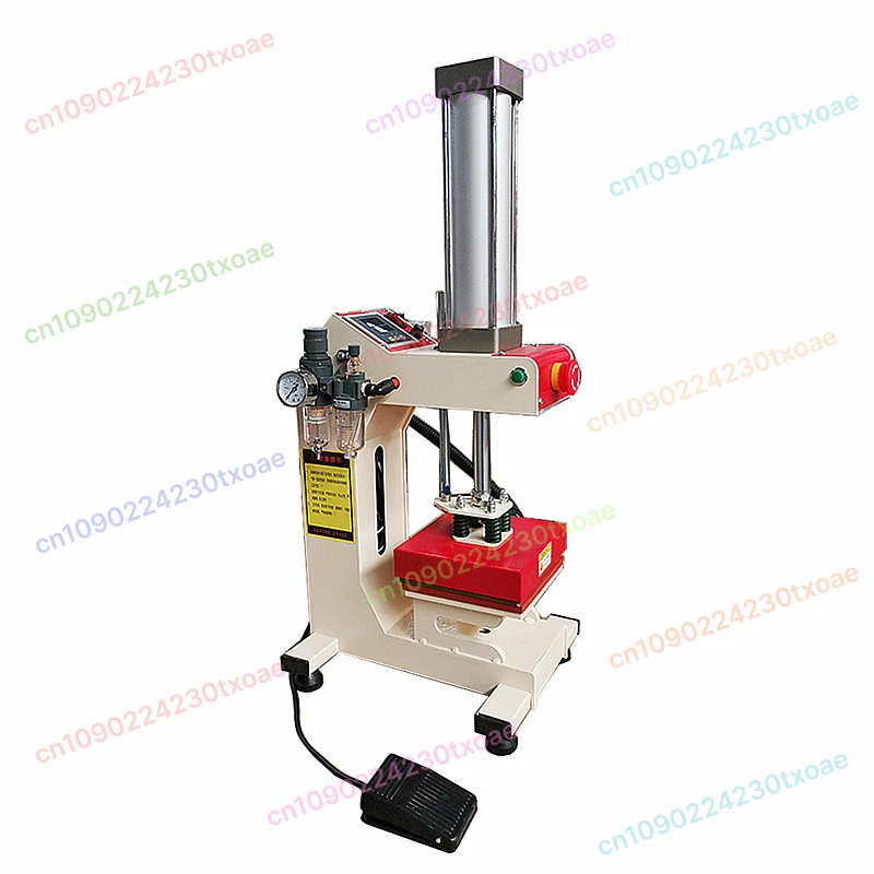 Pneumatic Automatic Heat Transfer Machine 20x20cm 15x15cm - T-Shirt Printing Equipment for Logo & Spray Coating