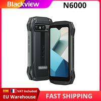 Blackview N6000 Waterproof Mini Smartphone 16GB 256GB 4.3 Inch Display Android 13 NFC Cellphone  48MP Camera Helio G99 Octa Core