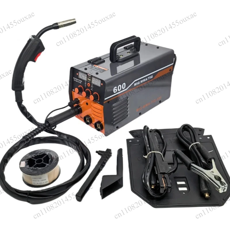 Portable 600 Amp 220V Multiprocess Welding Machine IGBT Inverter Gasless MIG MMA Lift TIG 3 In 1 Welder With USB Interface
