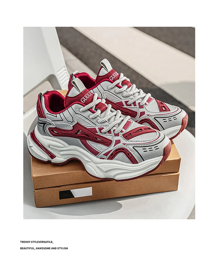 Herbst Neue Herren Freizeitschuhe Atmungsaktiv Komfortabel Erhöht Langlebig für den täglichen Arbeitsweg Streetstyle – Detail 14