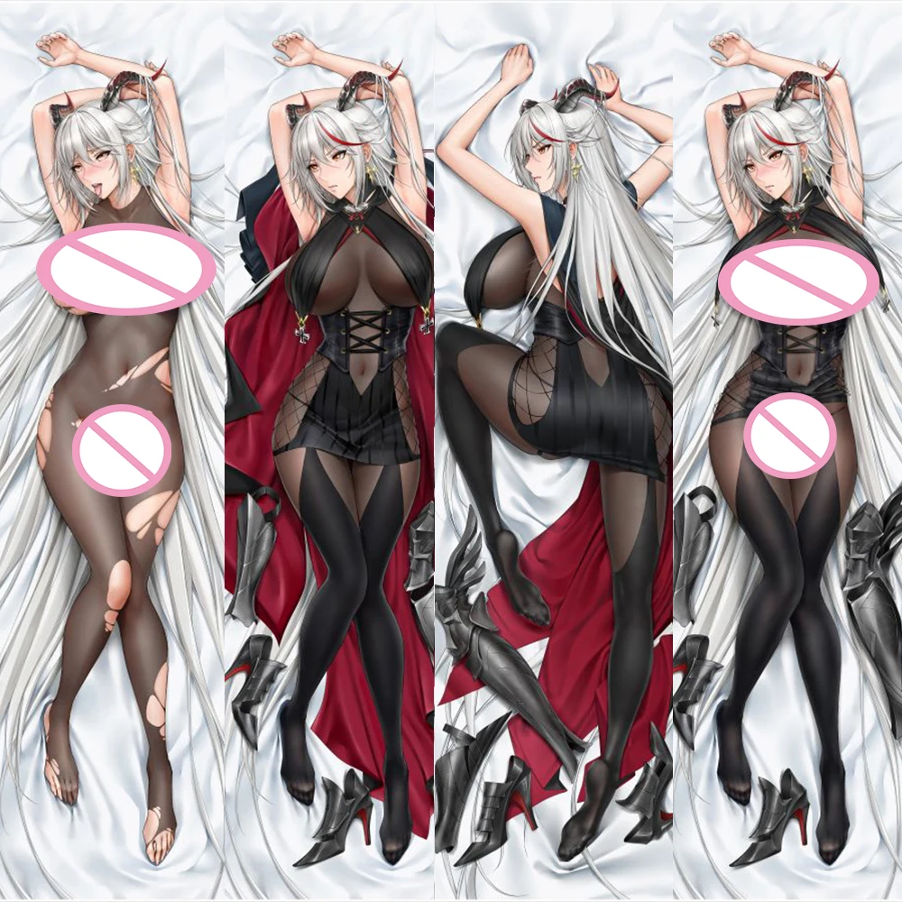 NEW Game KMS Agir Azur Lane Cosplay Cheongsam Theme Sexy Long Dakimakura Hugging Body Anime Pillow Case Otaku Cushion Cover Gift