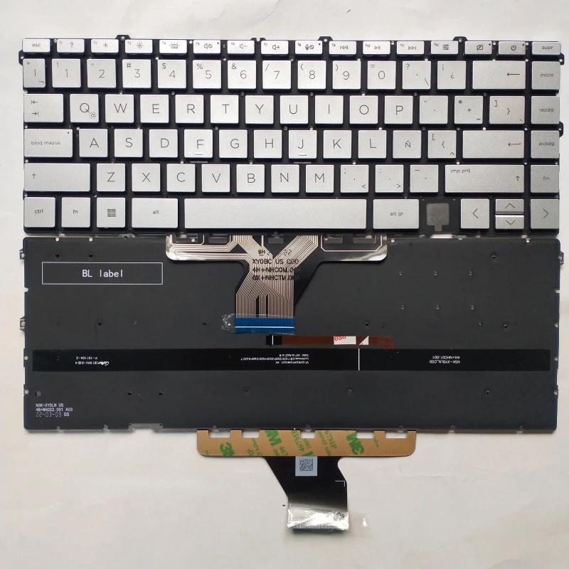 New Laptop Keyboard For HP ENVY X360 13-AY 13-BD 13-BA 13T-BA US Layout Silver Backlight Built-in Keyboard Mass In Stock