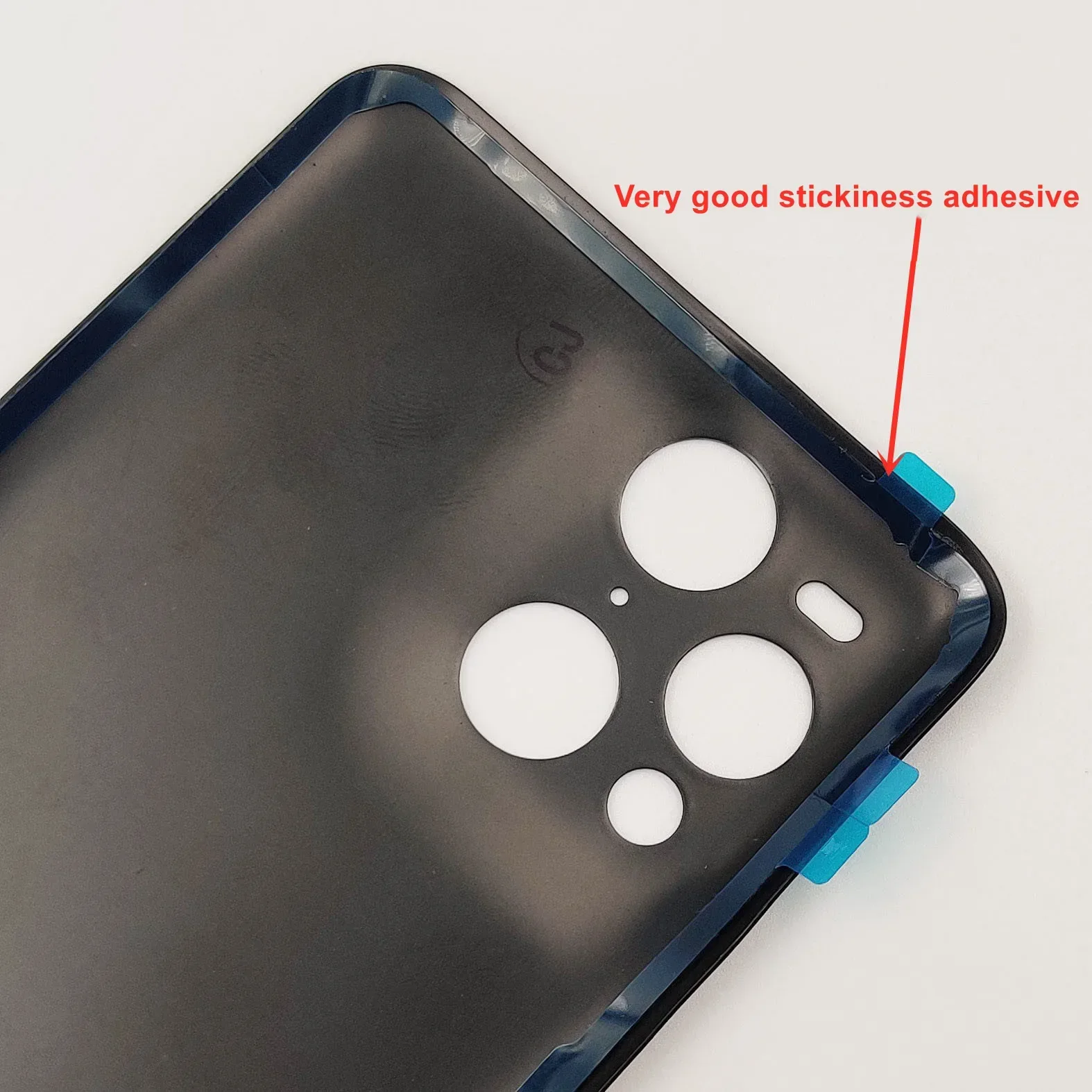 A +++ tampa de bateria de vidro para oppo encontrar x3 x3 pro tampa traseira dura da porta painel da carcaça caso escudo com cola adesivo