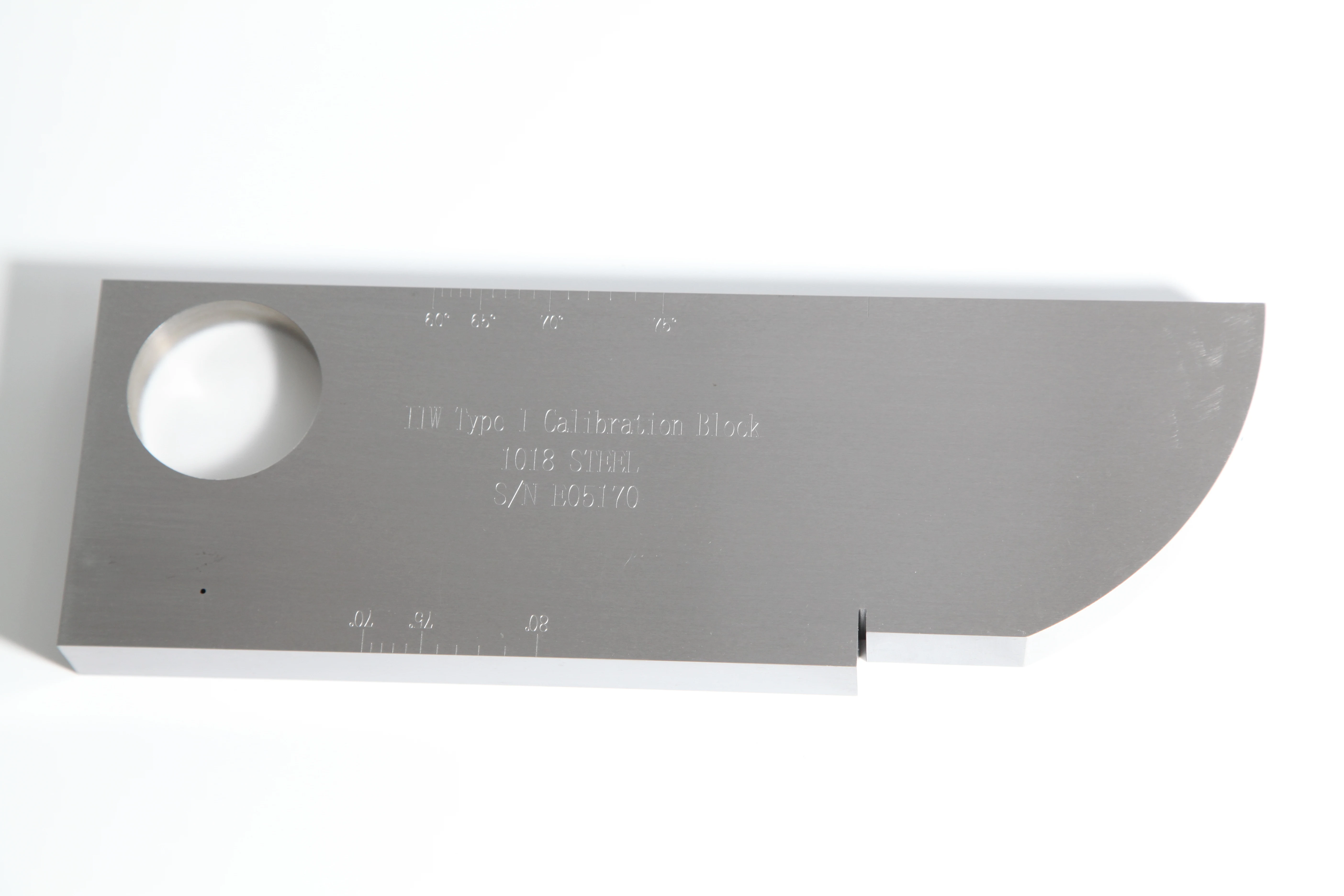 Factory OEM Standard NDT Ultrasonic Calibration Test Block IIW-Type 1 / IIW-Type 2 Block in Mm/inch