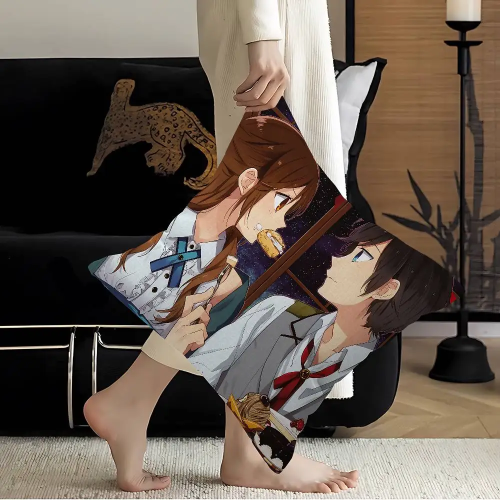 Horimiya Anime Pillow Anime Pillow Sofa Bed Head Pillow Cover Cushion Cover 45x45 Cm Fashion