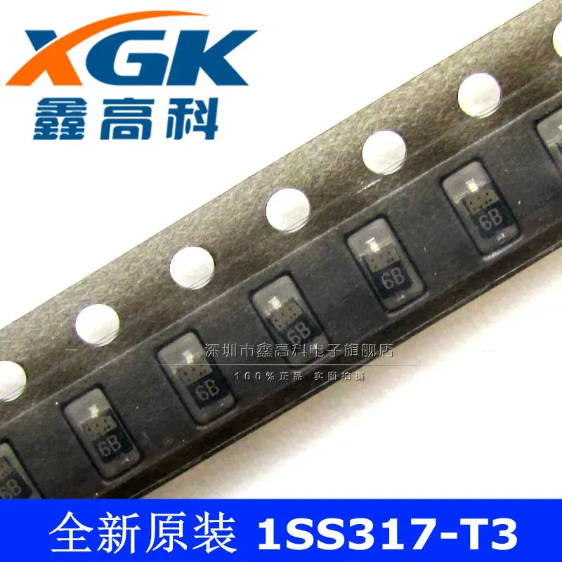Free shipping   -1SS317-T3 6B SOT323     10PCS