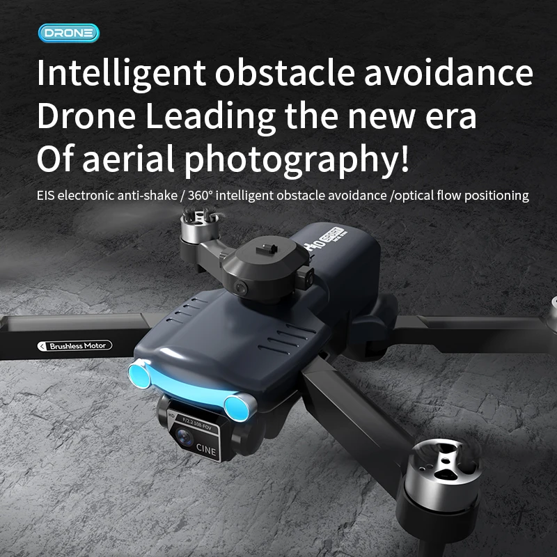 H10 Brushless RC Drone 4K doppia fotocamera professionale fotografia aerea droni giocattolo posizionamento del flusso ottico modalità senza testa regalo ragazzo