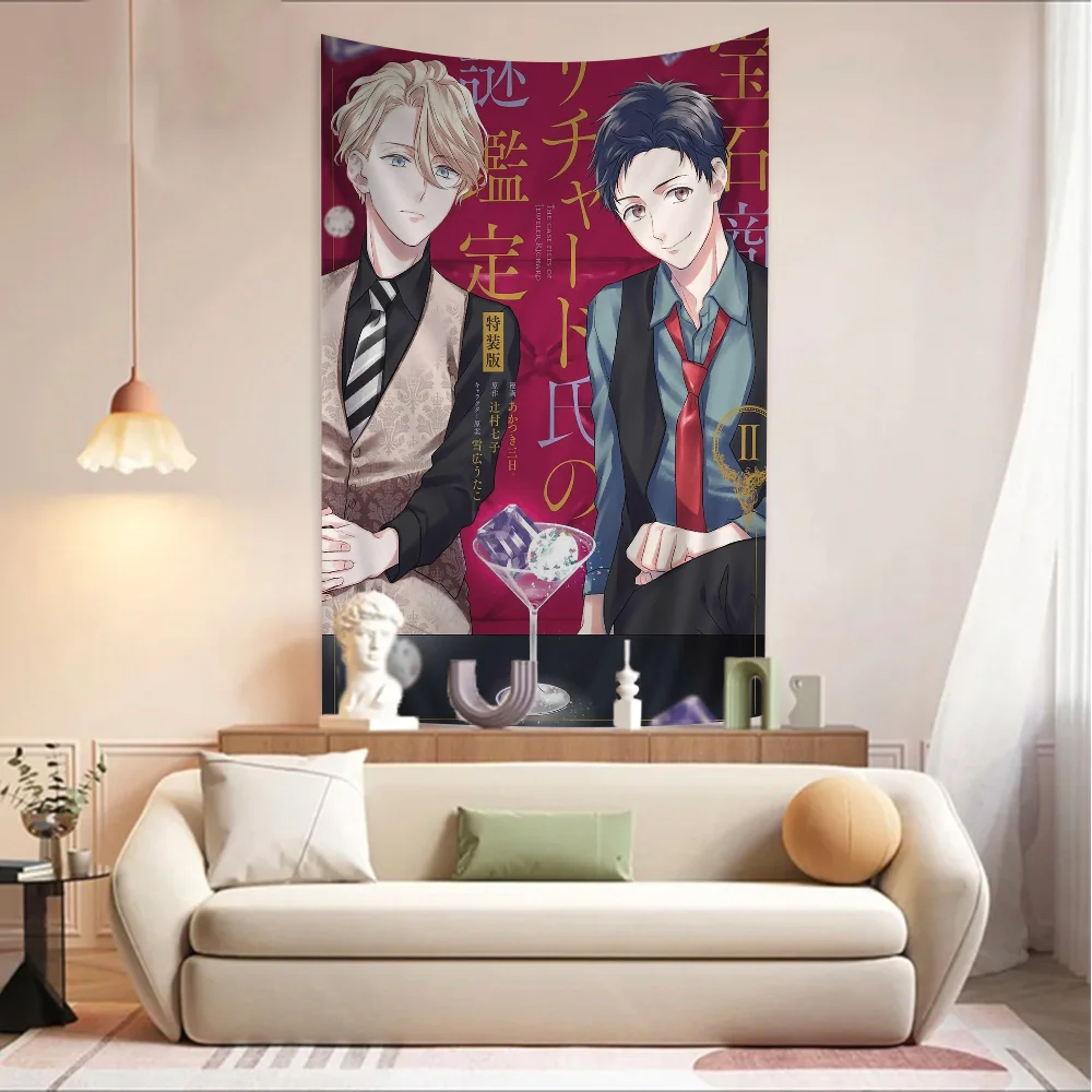 The Case Files of Jeweler Richard Tapestry Anime Tapestry for Living Room Home Dorm Decor Home Decor