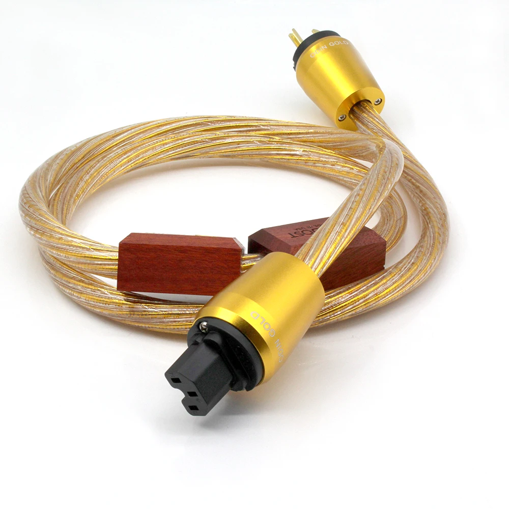 Nordost Odin Gold Hifi Schuko Power Cord Audio High Fidelity Fever Supply Cable US Standard Power Line