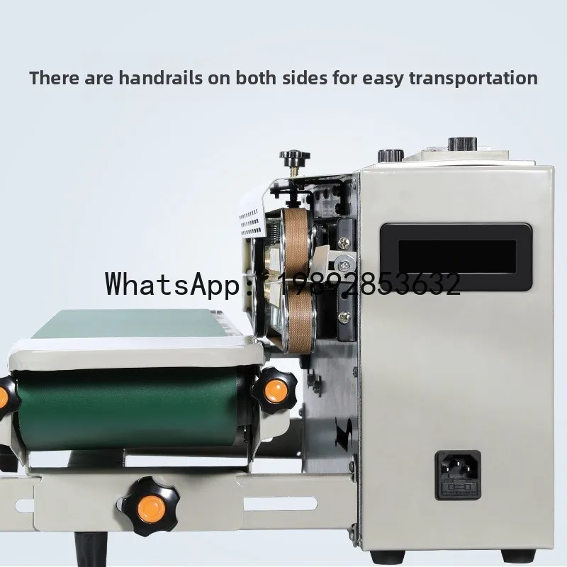 Fully automatic continuous sealing machine for factory use - plastic and aluminum foil tea packaging