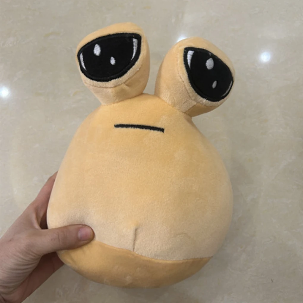 

Alien Plushie Stuffed Animal Soft And Cuddly Companion Lightweight And Portable Alien Pou Plush Toy