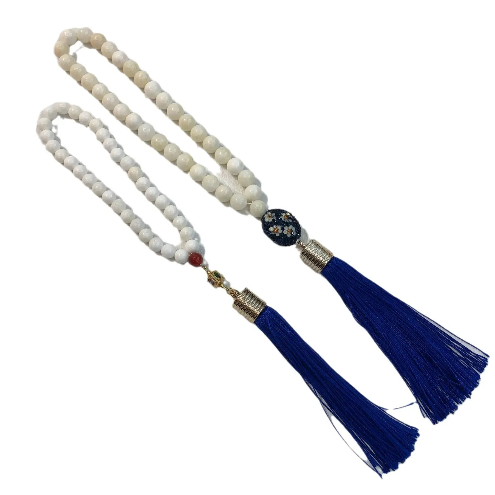 8mm 10mm 33pcs Prayer Beads Pendant Tassel Bracelet for Women Muslim Islam Rosary Tasbih Tasbeeh  Allah Mohammed Charm Bracelets