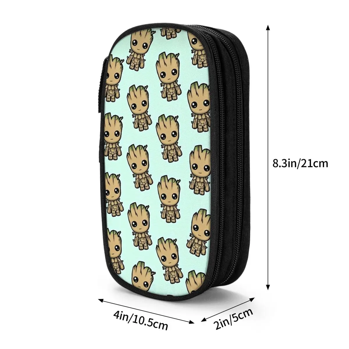 Guardians Of The Galaxy Groot Pencil Case New Cartoon Anime Pen Holder Bags for Student Large Storage Office Zipper Pencilcases image 6