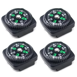 1/5 PCS Watch Strap Button Compass Mini Portable Emergency Survival Navigation Travel Kits Outdoor Hiking Camping Accessories