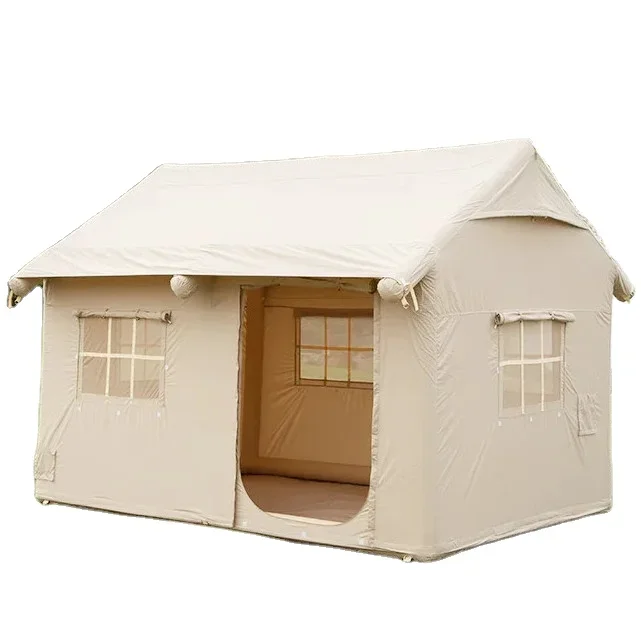 

Inflatable Camping House Tent Suitable For 5-8 People Integrated Air Column Outdoor Picnic