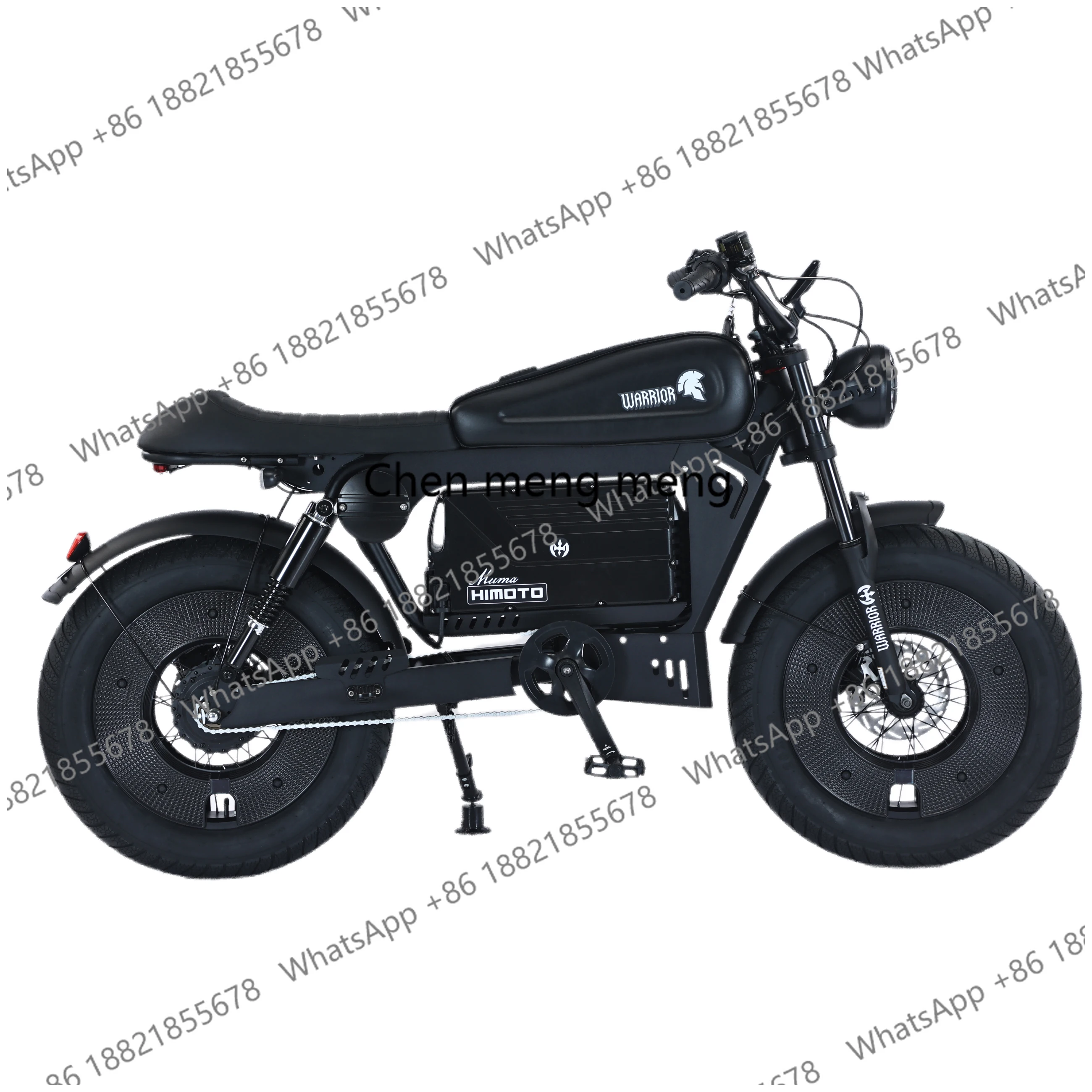 Removable Battery Factory Directly 20 Inch Anti-theft Black Warrior Ebike Bike Electric Bicycle Cycle for Ma
