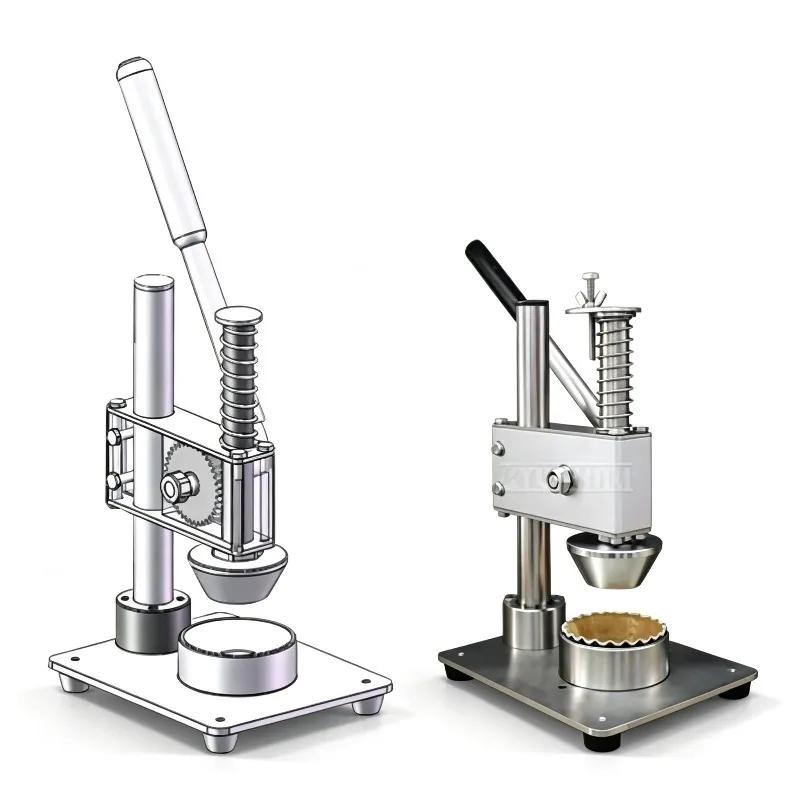 Manual Egg Tart Maker Baking Press Shape Machine Stainless Steel Baking Mould Tartlet Forming Machine
