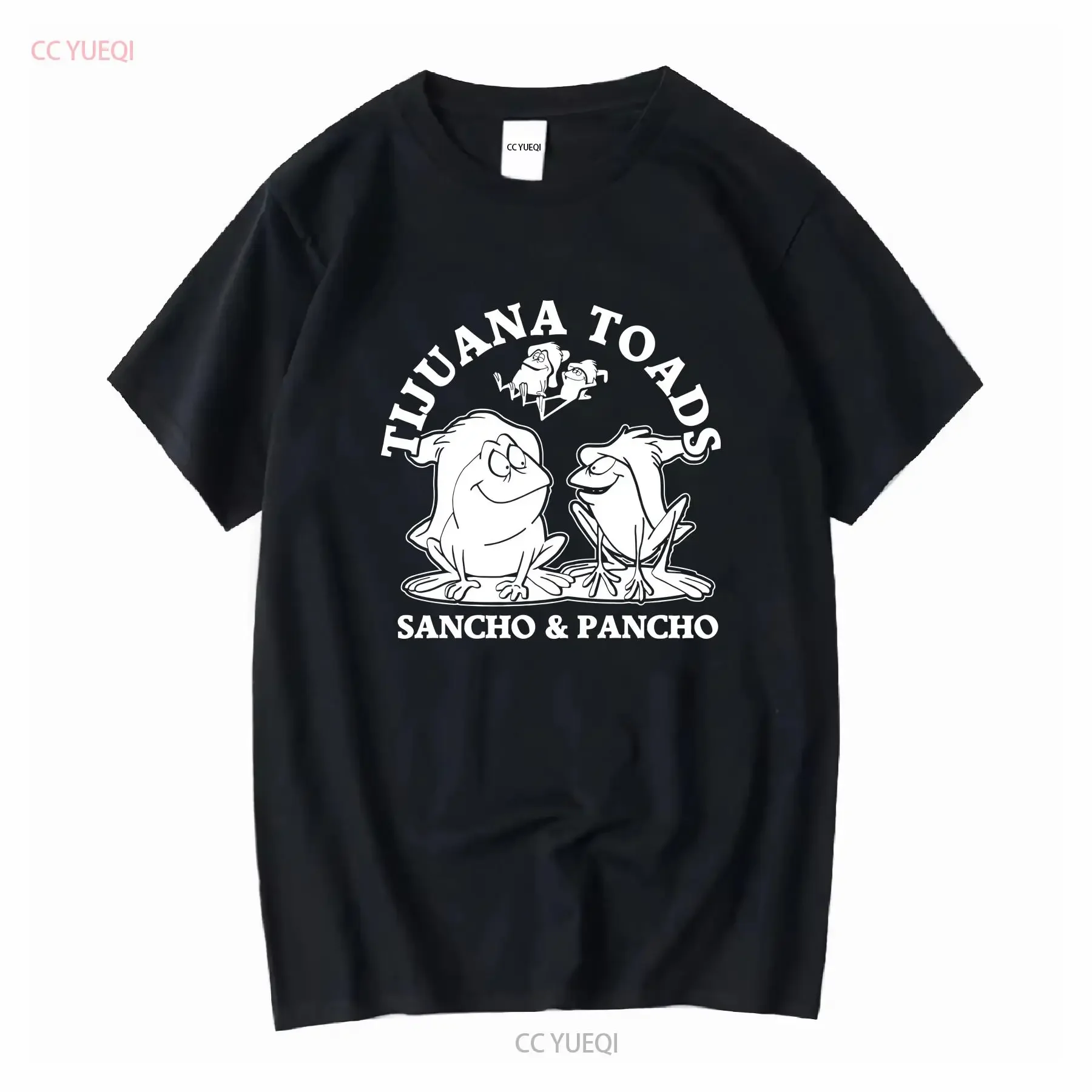Camiseta Tijuana Toads OLIVE M3 Frogs Frog Fun Sancho Pancho Old School TV vintage Lavada Unisex Elástica Elegante