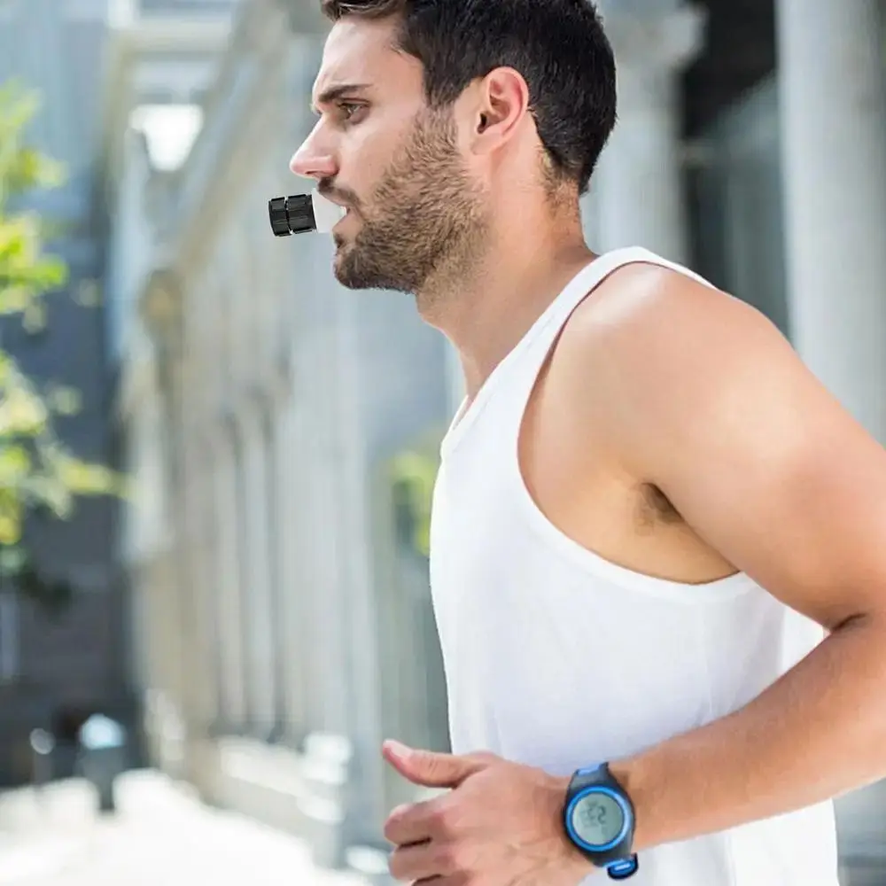 Tragbares Design Atemtrainer für Kraft und Ausdauer mit Einstellbarem Widerstand Lungenkapazitätstrainer Fitnessgerät – Detail 8