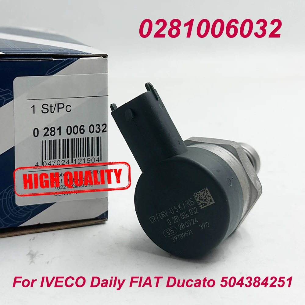 

Высокое качество 0281006032 Датчики давления в топливной рампе, регулирующий клапан DRV для IVECO Daily FIAT Ducato 504384251 , В наличии
