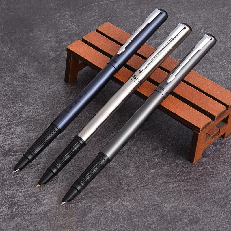 

5 Pcs Hero 3266 0.5mm & 0.38 mm Iridium Nib Steel Fountain Pen Ink Pen For Business Writing Gift Pen