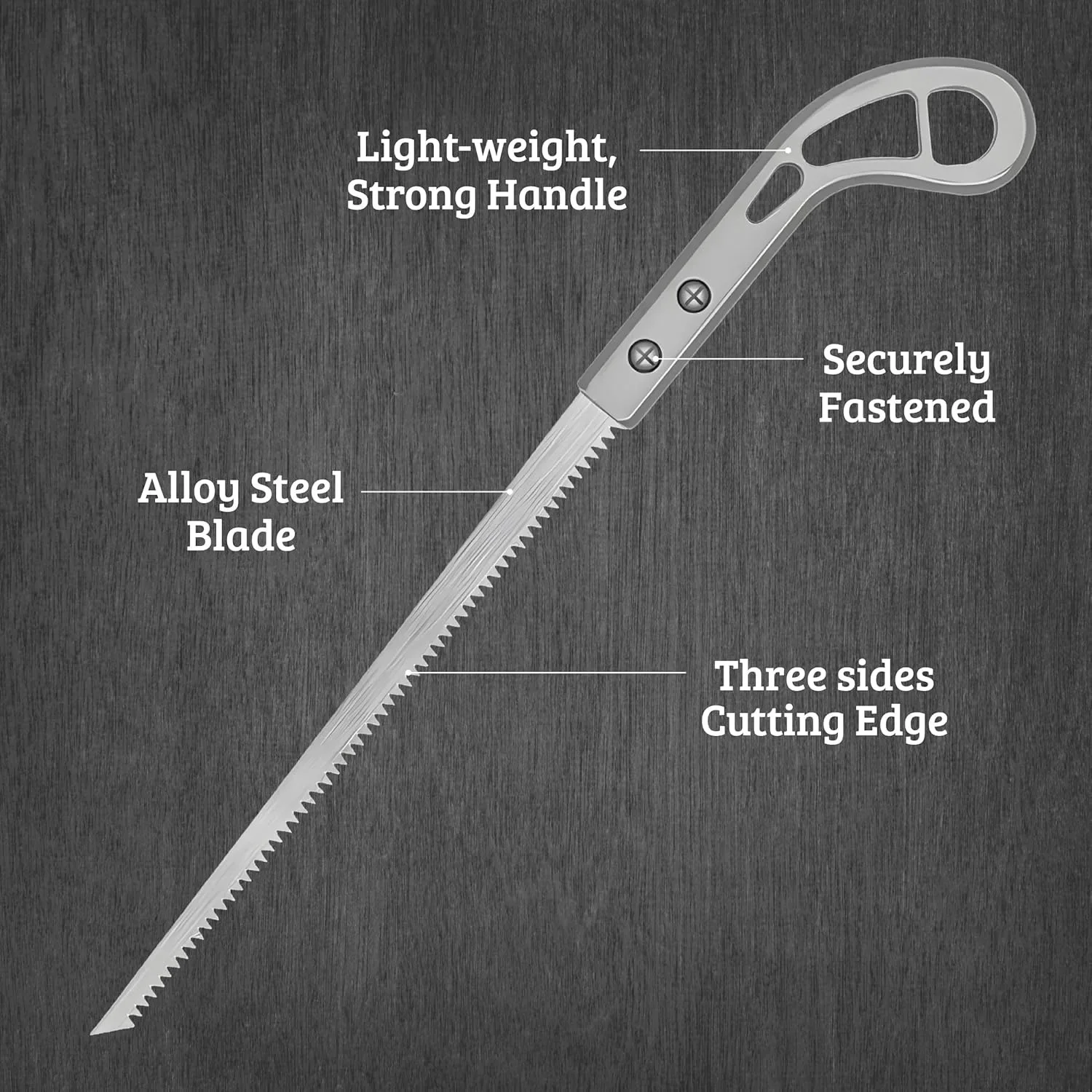 1Pc Mini Hand Saw Outdoor Alloy Steel Logging Saw Woodworking Saw for Garden Pruner Cutting Wood and Wall Panels Gardening Tools