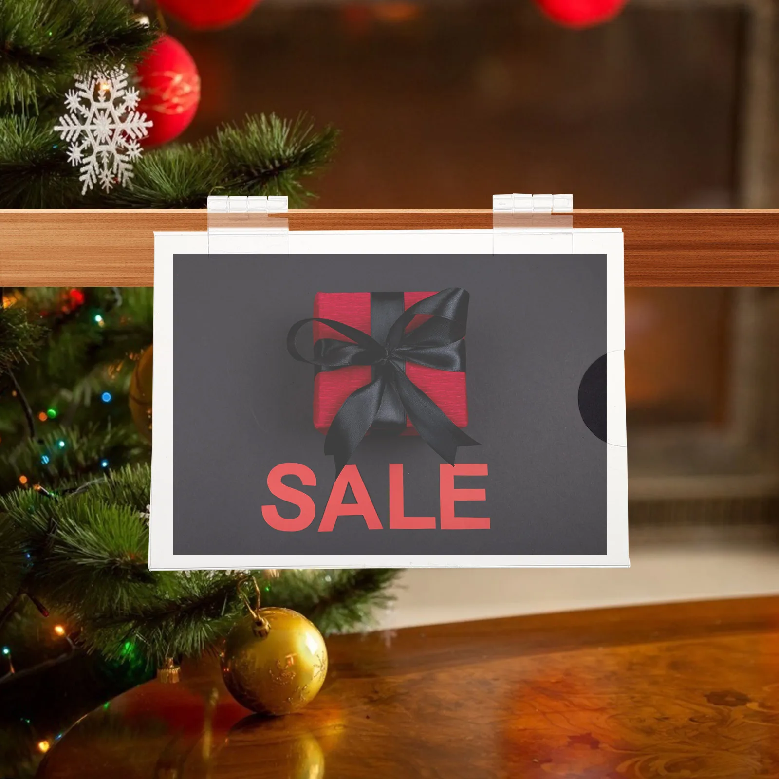 

1Set Acrylic Label Holder Transparent Price Tag Holder Sturdy Clear Display Board for Retail Stores Supermarkets