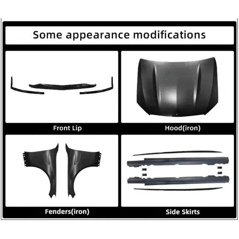 Stlf Car Modified Body Kit Bumper With Grille For W205 Modified To 2016 C63 Style Body Kit