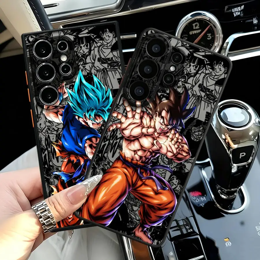 D-Dragon Balls Anime Goku Phone Cover Case for Samsung Galaxy S26 Ultra S21 Note 20 10 S24 Plus S25 FE S20 S22 S23