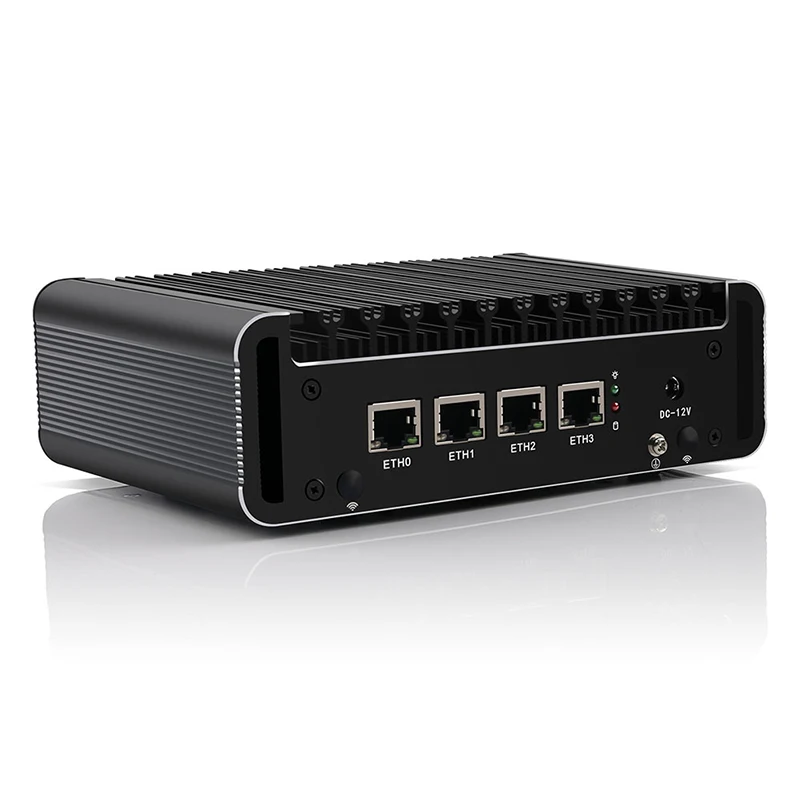 Processador intel celeron n5095 2usb 3.0 2.5g roteador duplo cartão de memória slots firewallmicro aplianc nas letras openwrt padav