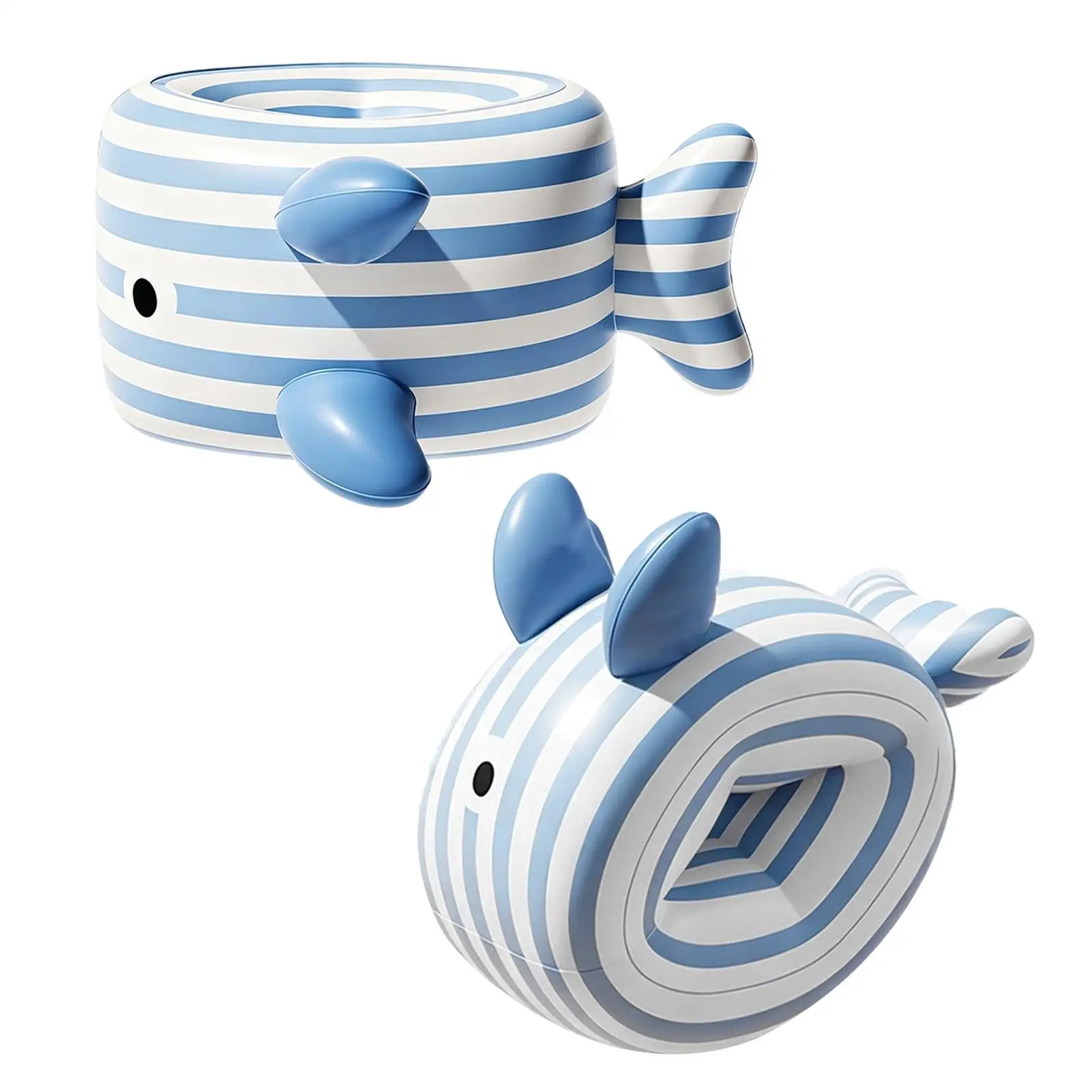 Arm Floats 2 Pieces Fish Shape Leak-Proof Inflatable Rings Swimming Arm Pool Float For Kids Water Class Learning Training Beach